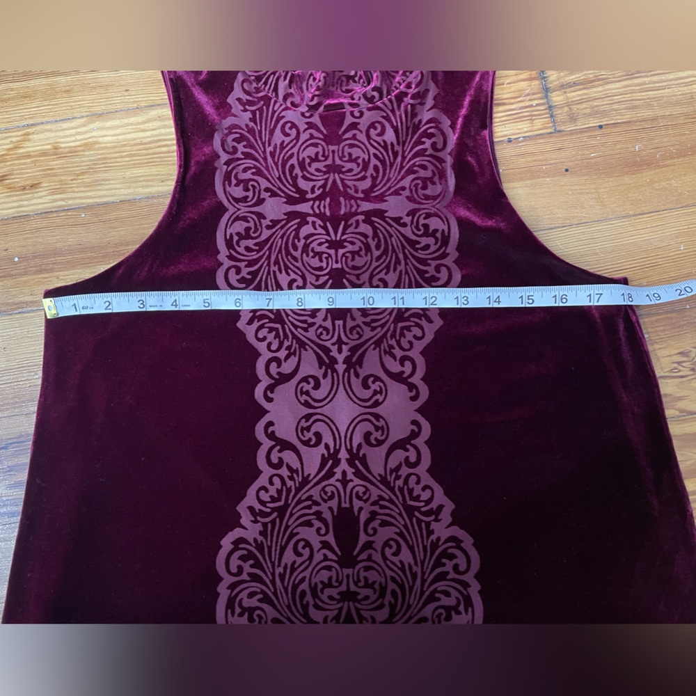 Crushed velvet mock turtleneck - Picture 8 of 15